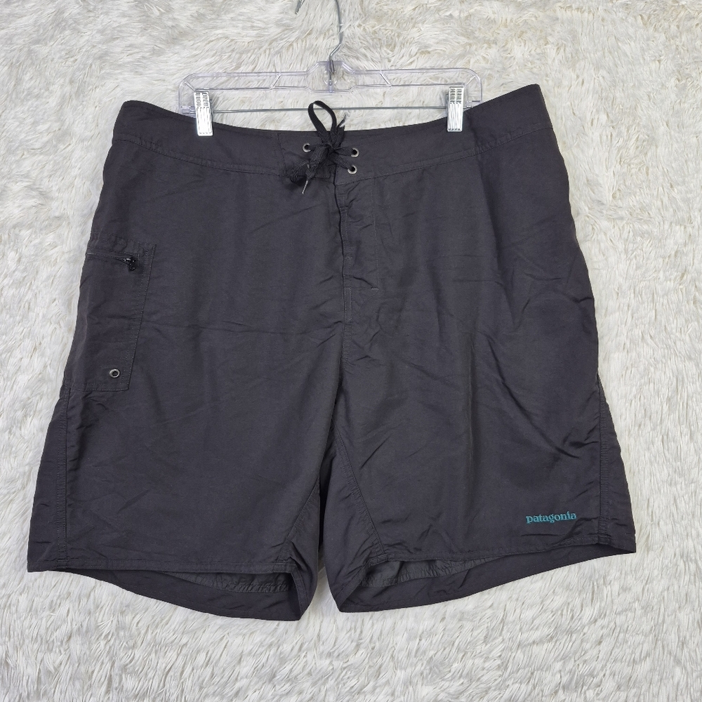 Patagonia Mens 40 Black Paddler Board Hybrid Shorts Outdoor Beach 86517